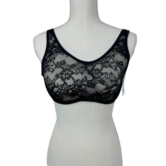 Le Mystère Portrait Underwire Stretch Lace Bra Women's Size 32C - Picture 10 of 14